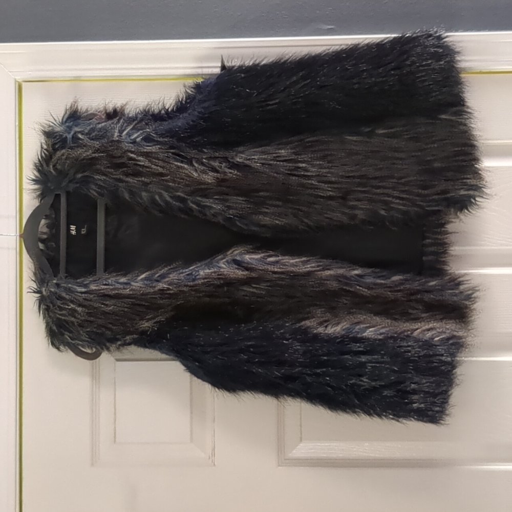 Faux fur vest from H&M. Size M